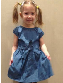 Girls Waist Tie dress