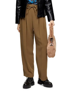 TOPSHOP Crepe Tie-Waist Joggers