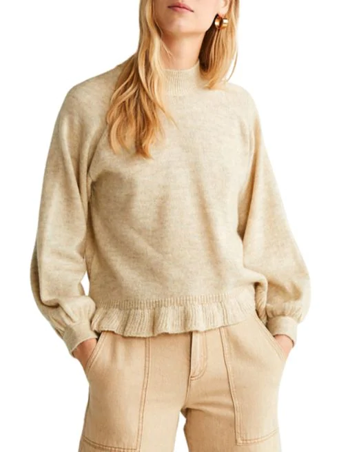 Mango - Mock Puffed-Sleeve Sweater
