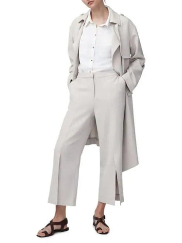 b new york - Roll-Sleeve Trench Coat